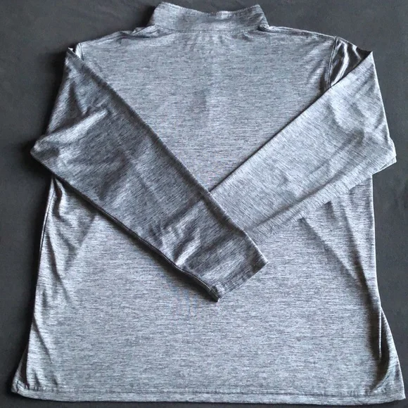 Indiana Hoosiers Heathered Gray Earth First Raglan Quarter-Zip Windshirt - Picture 6 of 6